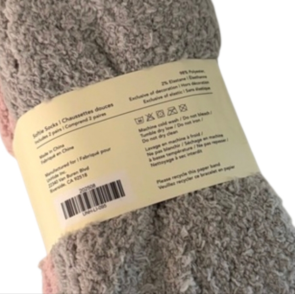 UnHide Cozy Softie Socks - 2 Pack - Size 6-9 NWT - Picture 6 of 11